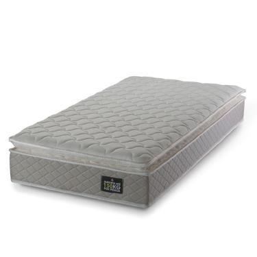 Imagem de Colchão Solteiro Strong Pillow Top Espuma D45 88x188x24cm Bege - Suporta Até 150kg Por Pessoa Bege