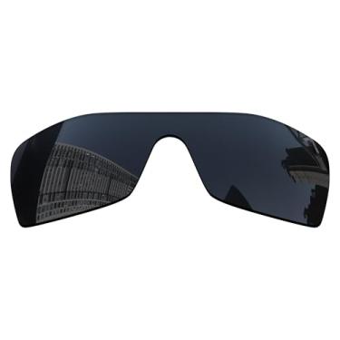 Imagem de Acefrog Lentes de reposição polarizadas de 1,5 mm para óculos de sol Oakley Batwolf OO9101, material atualizado, resistente a impactos - preto escuro polarizado - 1,5 mm