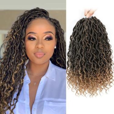 Imagem de Crochet Hair Fulcrum Goddess Locs de 14 polegadas, 8 pacotes para pret