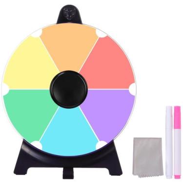 Imagem de Roda giratória de mesa Hooomyai de 30 cm com suporte de 6 slots