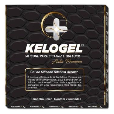 Imagem de Adesivo Silicone Areolar 8Cmx8Cm Esp.1.8Mm Premium Kelogel