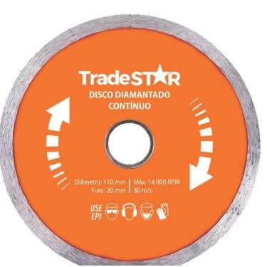 Imagem de Disco diamantado liso 4-1/2' - tradestar