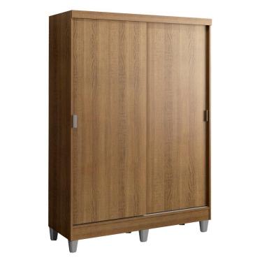 Imagem de Guarda Roupas com Pés 2 Portas Correr Luke Rustic Madesa
