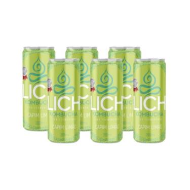Imagem de Lich Kombucha, Lich Kombucha Capim Limão - Pack Com 6 Unidades 269ml