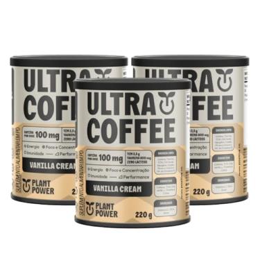 Imagem de 3x Ultra Coffee Plant Power Vanilla Cream 220g