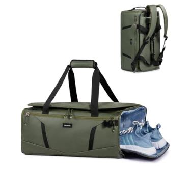 Imagem de Mochila militar 3 em 1 para viagem de fim de semana, academia, viagem, treino, Verde militar