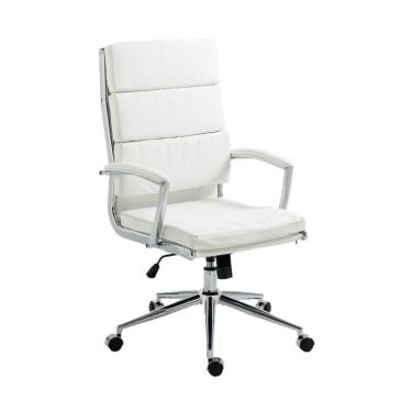 Imagem de Cadeira de Escritório Giratória Presidente Ágate Branca