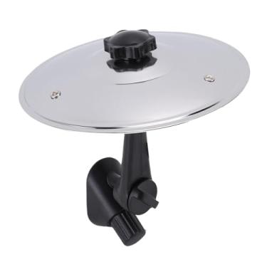 Imagem de GOWENIC Címbalo de Acidente de Carro, Aço Inoxidável, Tambor de Percussão Musical para Sedans, Suvs, Caminhões, Acessório de Condução Divertido para Entusiastas da Música (Prata)