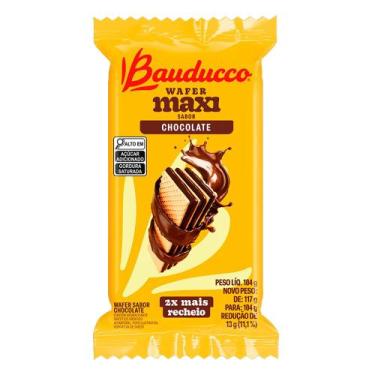 Imagem de Wafer Maxi Chocolate 104g - Bauducco