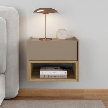 Imagem de Mesa de Cabeceira Suspensa 1 Gaveta Florença Casa D