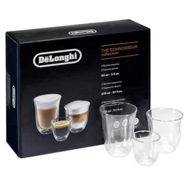 Imagem de Copos DeLonghi Coffee Connoisseur (conjunto de 6): 2 Espresso, 2 Cappuccino, 2 Latte Macchiato