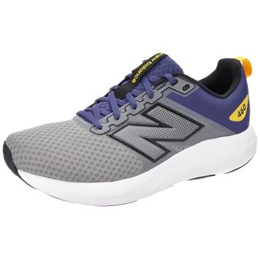 Imagem de New Balance Tênis de corrida masculino 460 V4, Cinza ardósia/Dream State/Preto, 44