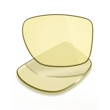 Imagem de Mryok Lentes de substituição para óculos Oakley Chamfer Squared OX8143 54 mm, HD Polarized, proteção UV, resistente a impactos, Bloco de luz azul Gamming 65, One Size