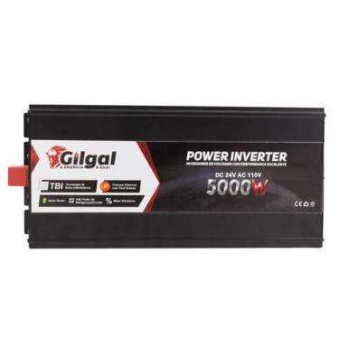 Imagem de Inversor 5000W Conversor Entrada 24V Saída 110V - Gilgal