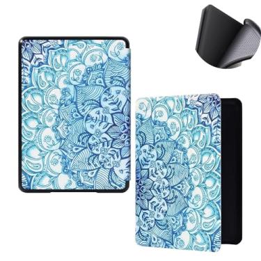 Imagem de Yzlvigrous Capa para Kindle Paperwhite 12th/Coloroft Signature Edition 1ª Geração 2024, Tampa Traseira de TPU Macia de 7 Polegadas com Sono/despertar Automático, Modelo: SA569P/SA59CP/SA568B