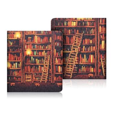 Imagem de Yzlvigrous Capa de Suporte para 7 Polegadas Kindle Oasis 9th/10th Gen 2017/2019, Modelo: CW24WI/S8IN4O, Cubra com Sono Automático/Wake Hand Held