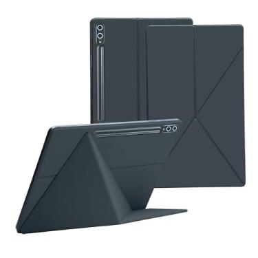 Imagem de Capa magnética para Samsung Galaxy Tab S10 Plus 2024/S9 FE+/S9 Plus 12,4 polegadas 2023 - modelo SM-X820/X826B/X610/X616B/X810/X816B com suporte S-Pen, capa para tablet inteligente despertar/hibernar