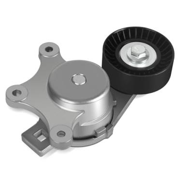 Imagem de HYR Conjunto de polia tensora de correia de transmissão 8T4E6B209AA adequado para Ford 07-18 Edge, 11-19 Explorer, 09-19 Flex, 10-12 Fusion, Taurus, Mazda 6, CX-9, Lincoln Continental, MKS, MKT, MKX