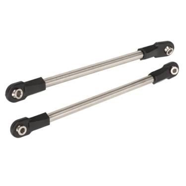 Imagem de Ymiko 8 Peças 275mm Conjunto de Haste de Ligação de Aço Inoxidável para Veículos de Esteira Rolante Rc de Escala 1/10, Ligação de Suspensão de Metal para Carros de Controle Remoto Off Road