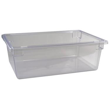 Imagem de Caixa de armazenamento de alimentos de policarbonato Winco PFSH-9, 30,48 x 45,72 x 22,86 cm