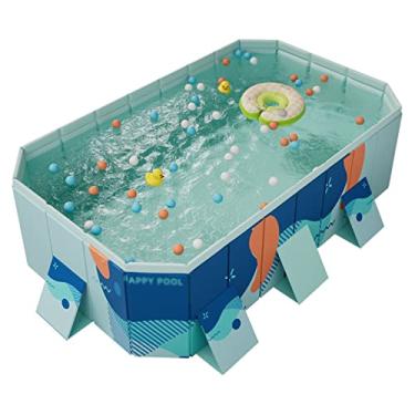 Imagem de LMJYU Piscina dobrável para crianças e adultos para animais de estimação, piscina para filhotes, bacia de banho para animais de estimação, banheira dobrável para animais de estimação, exterior
