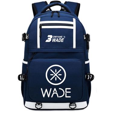 Imagem de Mochila escolar infantil Wades Impressa em 3D Oxford 30x15x47cm