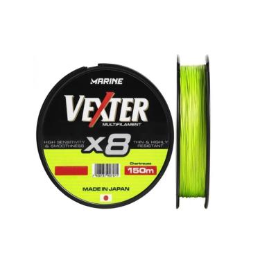 Imagem de Linha Multifilamento Marine Vexter X8 0,19Mm 20Lb 150M Limão