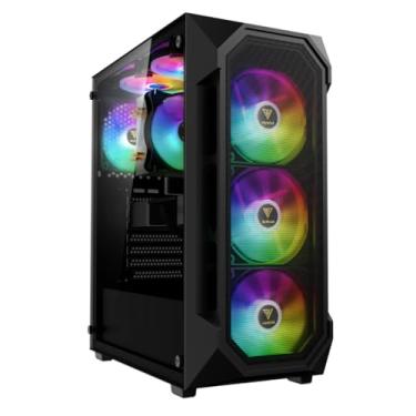 Imagem de Gabinete Gamer Gamdias Aura GC1 Elite ARGB Preto com 4 fans AURA GC1 ELITE ARGB