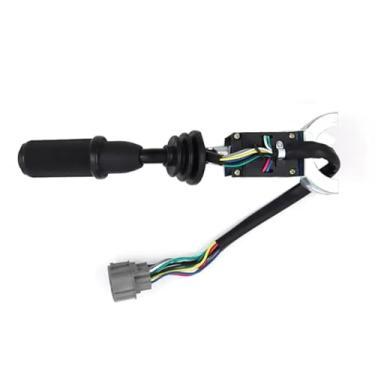 Imagem de XCWoOshop 701/80298 701-80298 Interruptor de coluna Powershift para frente e ré, plástico preto, para peças de retroescavadeira JCB 3Cx 4Cx