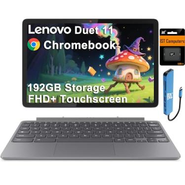 Imagem de Lenovo Tablet Chromebook Duet 5 2 em 1 com teclado destacável (tela sensível ao toque OLED FHD de 13,3 polegadas, CPU Qualcomm de 8 núcleos, 8 GB de RAM, 256 GB de armazenamento), hub IST, Wi-Fi