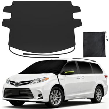 Imagem de REEVAA Capa de para-brisa de carro atualizada 2025 para gelo e neve [proteção para todos os climas] Capa magnética à prova de intempéries, acessórios de inverno, adequada para caminhões - XX-Grande