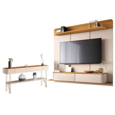 Imagem de Home Suspenso Galax E Aparador Vivant Cinamomo Off White - Hb Móveis