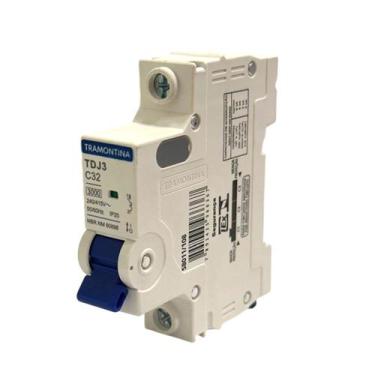 Imagem de Disjuntor unipolar din mini 32a tdj3-1 c32 58011/108 - tramontina