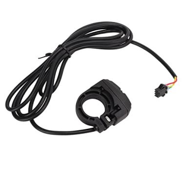 Imagem de KIMISS Interruptor de Buzina para Lâmpada de Bicicleta Elétrica, Interruptor de Scooter Resistente Ao Desgaste 2 Em 1 Com Cabo Adaptador de Luz para Acessórios de Motocicleta e Bicicleta