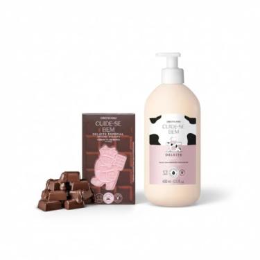 Imagem de Kit Hidratante Cuide-se Bem Deleite 400ml + Sabonete