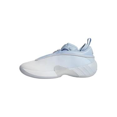 Imagem de adidas Tênis unissex adulto D.o.n. Issue 7, Céu claro/branco/prata metálico, 12 Women/11 Men