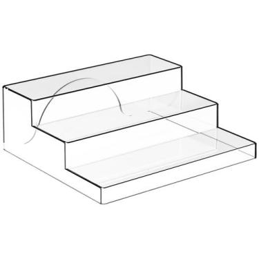 Imagem de Suporte de exibição Yieach de acrílico de 3 camadas para cupcake, perf