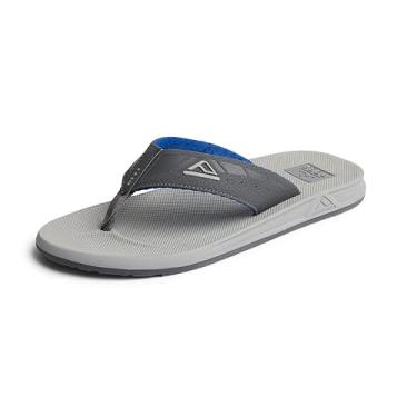 Imagem de Reef Sandália masculina Phantoms, Cinza/cinza claro/azul, 39