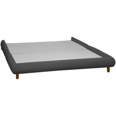 Imagem de Base Cama Box King Size 208cm Orgânica Napole Bouclê - SOFA STORE, Bou