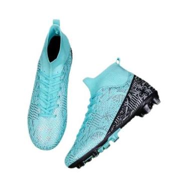 Imagem de Chuteiras De Futebol Para Meninos, Sapatos De Futebol De Cano Alto Par