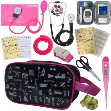 Imagem de Kit Enfermagem Completo Top + Medidor Glicose  - PREMIUM, P.A. Med, IN