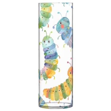 Imagem de Vaso de flores Caterpillar Vaso de plástico decorativo