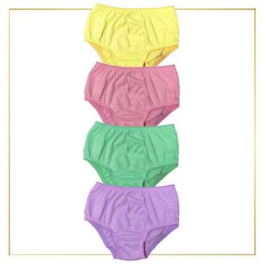 Imagem de Kit 20 Calcinhas Calçolinhas Juvenil Mocinha Menina 100% Algodão Ataca