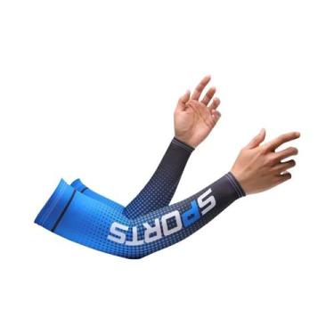 Imagem de Mangas De Proteção UV Em Seda Gelada, Protetor Solar, Resfriamento, An