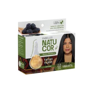 Imagem de Embelleze tintura natucor kit vegano s/ amonia 2.0 preto suave