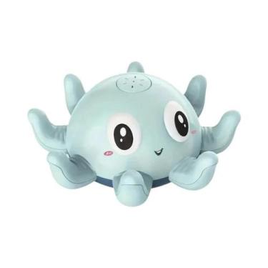 Imagem de Brinquedo De Banho Musical Octopus Iluminado Para Bebês, Chuveiro Auto