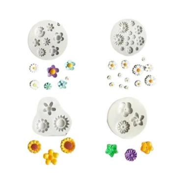 Imagem de Conjunto De Moldes De Silicone Com Padrão De Pata De Gato Para Artesan