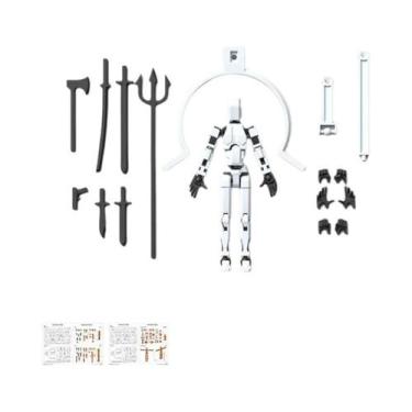 Imagem de Boneco Robô Magnético De 13 Polegadas Com Impressão 3D, Articulado E M