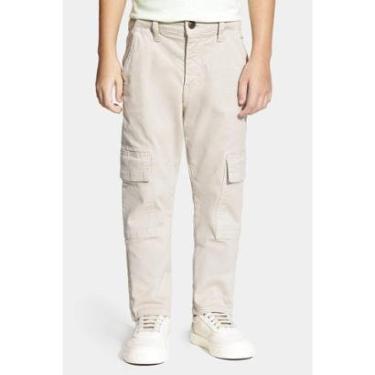 Imagem de Calça Aramis Chino Color Cargo Areia-Masculino