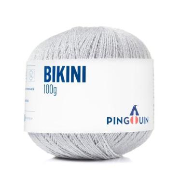 Imagem de Linha Bikini Pingouin 100g, 1861 Chuva de Prata
